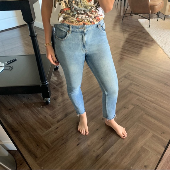 Cheap Monday Light Wash Straight Jeans - Picture 1 of 6